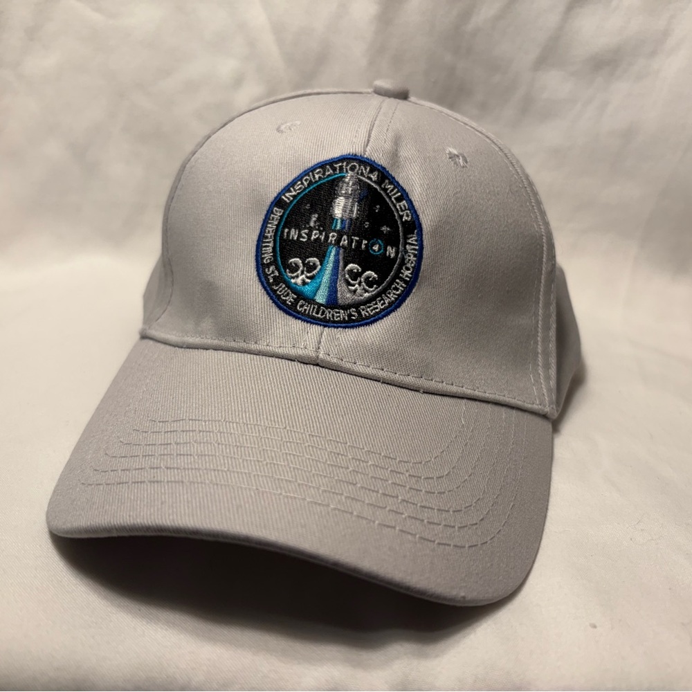 St Jude Inspiration 4 miler beige Cap with Embroidered Patch